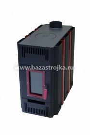 Печь отопительная ОГНИВО-2  200м куб. (плита+стекло)
