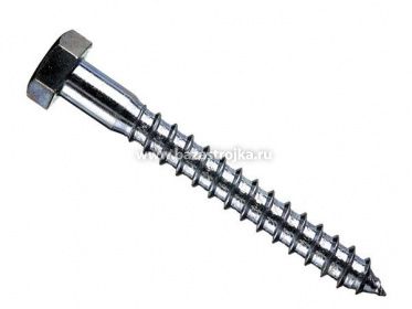 Шуруп сантехнический  6,0х 50 уп 4 шт SteelRex