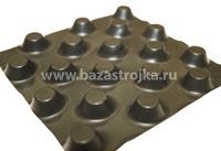 Мембрана профилированная PLASTGUARD тип 400 1х20м (20м2)
