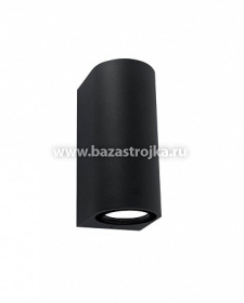 Светильник фасадный GWL-2GU10 IP65 цилиндр черный General