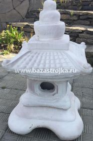 Статуя бетонная КИТАЙСКИЙ ФОНАРИК белый