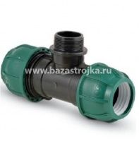 ПНД Тройник комб. 25х3/4"НРх25 