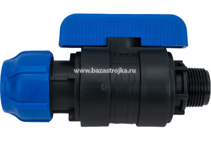 ПНД Кран шаровой 32х1"НР