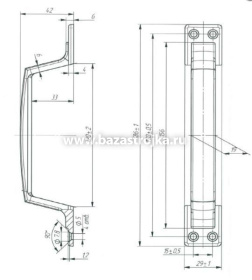 Ручка-скоба 100мм МЕДЬ