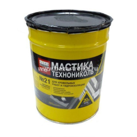 Мастика кровельная ТЕХНОНИКОЛЬ № 21 ведро 20кг