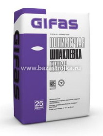 Шпатлёвка ГИФАС полимерная ФИНИШ 25кг 