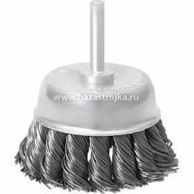 Щетка для дрели концевая мягкая латун. витая проволока 25 мм MOS-DISTAR