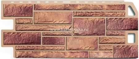 Сайдинг цокольный 1,135х0,474 камень (Кварцит) , Альта-Профиль