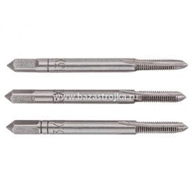 Метчик ручной М 3 х 0,5 комплект 3шт (основной, DIN 352) TOREX