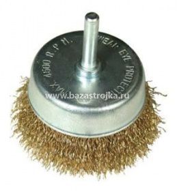 Щетка для дрели чашка жесткая крученая проволока 65 мм MD-STARS