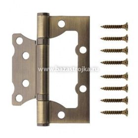 Петля 100х75х2,5 бронза, без врезки