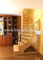 Лестница деревянная межэтажная ЛЕС-03 (поворот 180°)